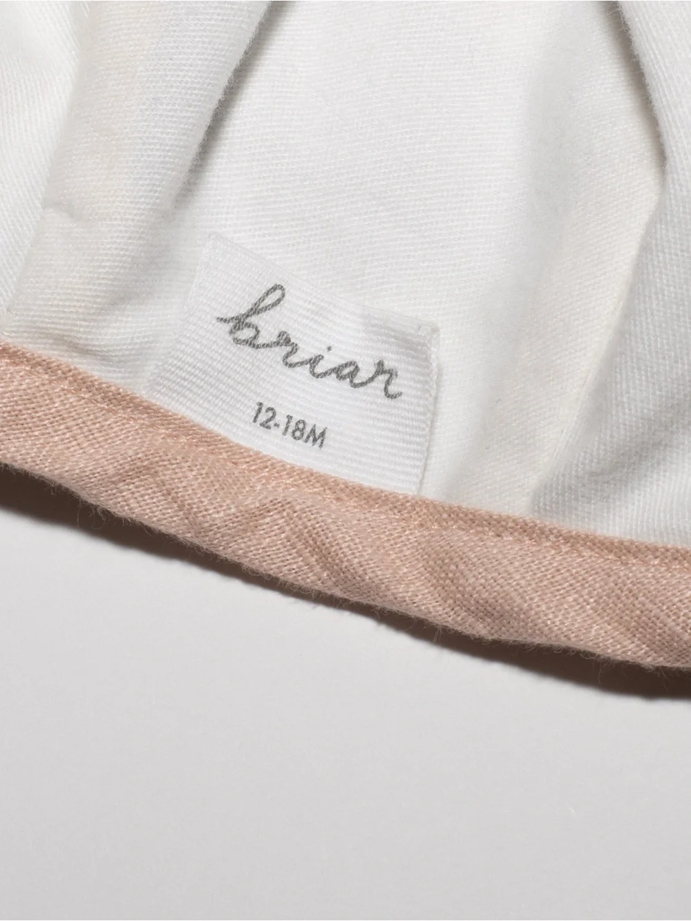 Briar Baby Grey and Pink Polka Dot Bonnet